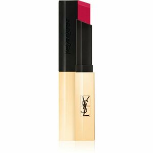 Yves Saint Laurent Rouge Pur Couture The Slim tenký zmatňujúci rúž s koženým efektom odtieň 27 Conflicting Crimson 2, 2 g vyobraziť