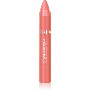 IsaDora Glossy Lip Treat Twist Up Color hydratačný rúž odtieň 09 Beach Peach 3, 3 g vyobraziť