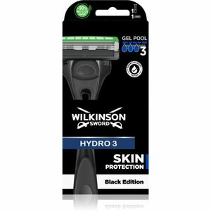 Wilkinson Sword Hydro3 Skin Protection Black Edition holiaci strojček 1 ks vyobraziť