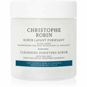 Christophe Robin Cleansing Purifying Scrub with Sea Salt čistiaci šampón s peelingovým efektom 75 ml vyobraziť