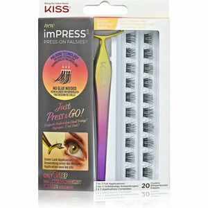KISS imPRESS Press-on Falsies trsové nalepovacie mihalnice s uzlíkom 01 Natural 20 ks vyobraziť
