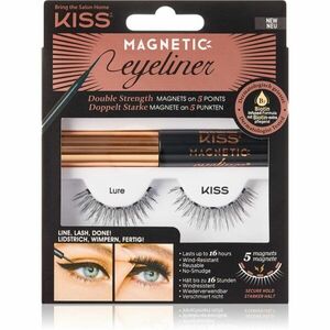 KISS Magnetic Eyeliner & Eyelash Kit magnetické mihalnice 01 Lure 1 pár vyobraziť