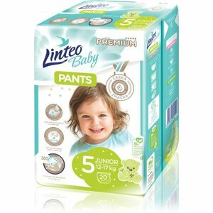 Linteo Baby Pants jednorazové plienkové nohavičky Junior Premium 12-17 kg 20 ks vyobraziť