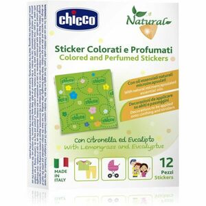 Chicco Natural Colored and Perfumed Stickers nálepky proti hmyzu 3 y+ 12 ks vyobraziť