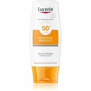 Eucerin Sun Sensitive Protect extra ľahké mlieko na opaľovanie SPF 50+ 150 ml vyobraziť