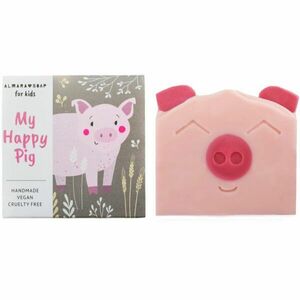Almara Soap For Kids My Happy Pig ručne vyrobené mydlo s vôňou hrušky pre deti 100 g vyobraziť