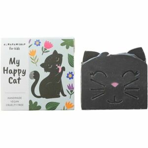 Almara Soap For Kids My Happy Cat ručne vyrobené mydlo s vôňou broskyne pre deti 100 g vyobraziť