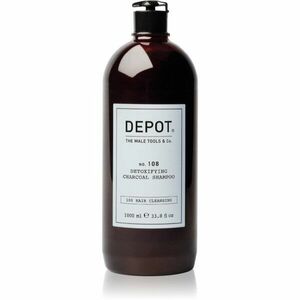 Depot No. 108 Detoxifing Charchoal Shampoo čiastiaci detoxikačný šampón pre všetky typy vlasov 1000 ml vyobraziť