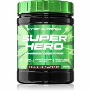 Scitec Nutrition Superhero podpora športového výkonu s kofeínom príchuť Cola-Lime 285 g vyobraziť