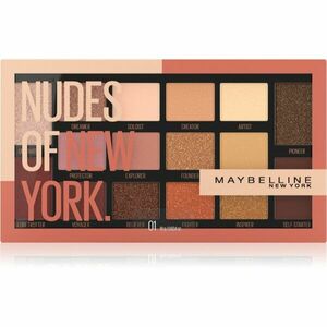 Maybelline Nudes Of New York paletka očných tieňov 18 g vyobraziť