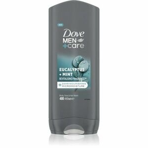 Dove Men+Care Advanced sprchový gél na tvár, telo a vlasy pre mužov Eucalyptus & Mint 400 ml vyobraziť