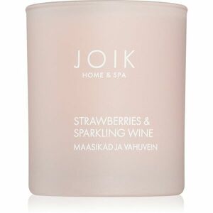 JOIK Organic Home & Spa Strawberries & Sparkling Wine vonná sviečka 150 g vyobraziť