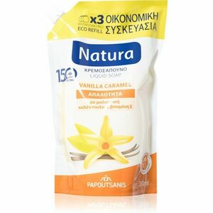 PAPOUTSANIS Natura Vanilla Caramel tekuté mydlo náhradná náplň 750 ml vyobraziť