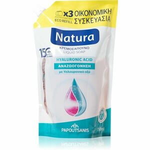 PAPOUTSANIS Natura Hyaluronic Acid hydratačný šampón náhradná náplň 750 ml vyobraziť