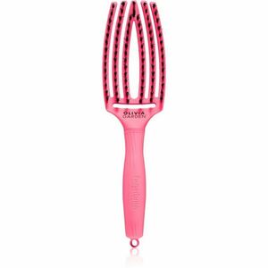 Olivia Garden Fingerbrush L´amour plochá kefa na vlasy Hot Pink 1 ks vyobraziť