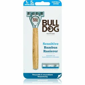 Bulldog Sensitive Bamboo holiaci strojček + náhradné hlavice 1 ks vyobraziť