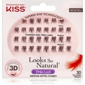 KISS Look So Natural trsové nalepovacie mihalnice s uzlíkom Lavish 30 ks vyobraziť