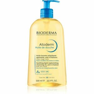 Bioderma Atoderm Shower Oil vysoko výživný upokojujúci sprchový olej pre suchú a podráždenú pokožku 500 ml vyobraziť