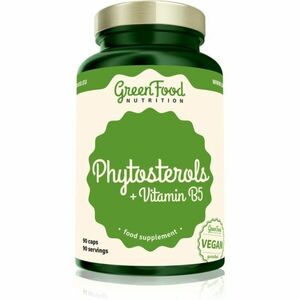 GreenFood Nutrition Phytosterols + Vitamin B5 kapsuly na udržanie normálnej hladiny cholesterolu 90 cps vyobraziť