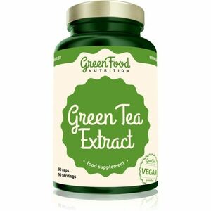 GreenFood Nutrition Green Tea Extract kapsuly na detoxikáciu organizmu a podporu imunity 90 cps vyobraziť