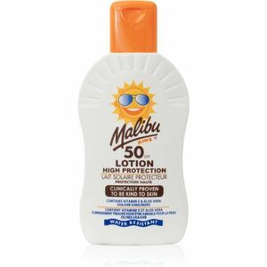 Malibu Kids Lotion ochranné mlieko SPF 50 pre deti 200 ml vyobraziť