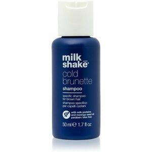 Milk Shake Cold Brunette šampón neutralizujúci žlté tóny pre hnedé odtiene vlasov 50 ml vyobraziť