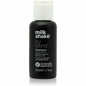 Milk Shake Icy Blond Shampoo šampón neutralizujúci žlté tóny pre blond vlasy 50 ml vyobraziť