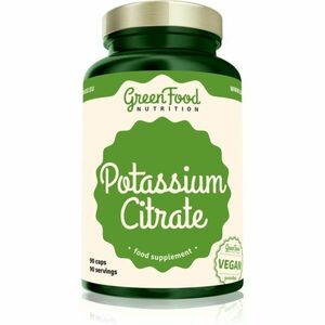 GreenFood Nutrition Potassium Citrate kapsuly pre normálnu činnosť nervovej sústavy 90 cps vyobraziť