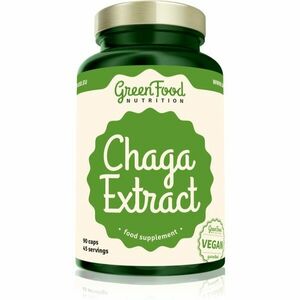 GreenFood Nutrition Chaga Extract adaptogén 90 cps vyobraziť