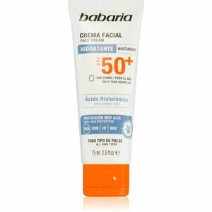 Babaria Sun Face vodeodolný opaľovací krém na tvár SPF 50+ 75 ml vyobraziť