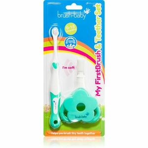 Brush Baby Applemint zubná kefka pre deti 3 ks vyobraziť