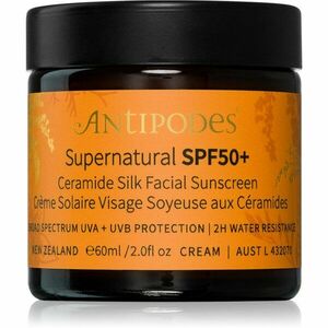 Antipodes Supernatural SPF50+ Ceramide Silk Facial Sunscreen ochranný pleťový krém s ceramidmi SPF 50+ 60 ml vyobraziť