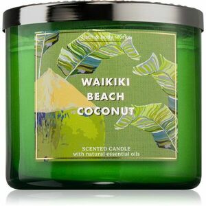 Bath & Body Works Waikiki Beach Coconut vonná sviečka 411 g vyobraziť