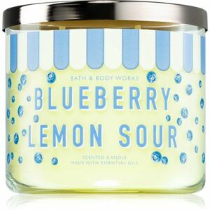 Bath & Body Works Blueberry Lemon Sour vonná sviečka 411 g vyobraziť