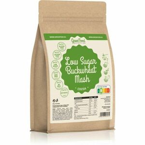 GreenFood Nutrition Low Sugar Buckwheat Mash pohánková kaša s nízkym obsahom cukru príchuť Cocoa 500 g vyobraziť