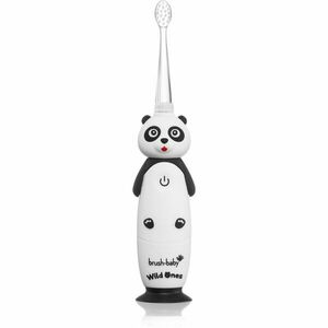 Brush Baby WildOnes WildOne elektrická zubná kefka + 2 náhradné hlavice pre deti Panda 1 ks vyobraziť