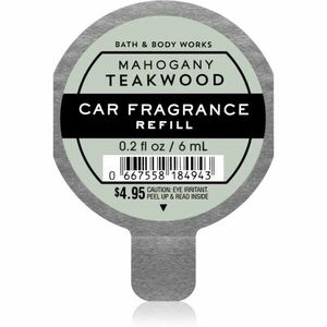 Bath & Body Works Mahogany Teakwood vôňa do auta náhradná náplň 6 ml vyobraziť
