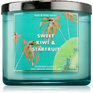 Bath & Body Works Sweet Kiwi & Starfruit vonná sviečka 411 g vyobraziť