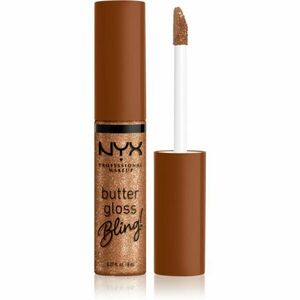 NYX Professional Makeup Butter Gloss Bling lesk na pery trblietavý odtieň 04 Pay Me In Gold 8 ml vyobraziť
