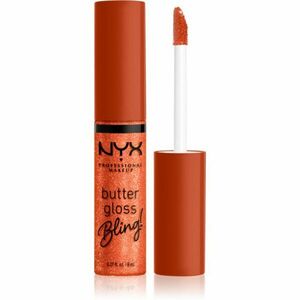NYX Professional Makeup Butter Gloss Bling lesk na pery trblietavý odtieň 06 Shimmer Down 8 ml vyobraziť