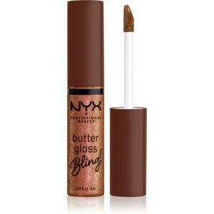 NYX Professional Makeup Butter Gloss Bling lesk na pery trblietavý odtieň 08 HU$TLA 8 ml vyobraziť