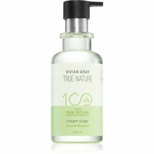 Vivian Gray True Nature Citrus & Bergamot krémové mydlo s osviežujúcim účinkom 300 ml vyobraziť