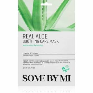 Some By Mi Clinical Solution Aloe Soothing Care Mask upokojujúca plátienková maska 20 g vyobraziť