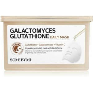 Some By Mi Galactomyces Glutathione Daily Mask Pack rozjasňujúca plátienková maska veľké balenie 30 ks vyobraziť