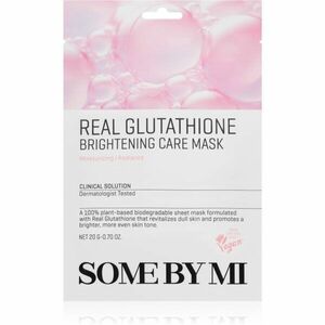 Some By Mi Clinical Solution Glutathione Brightening Care Mask rozjasňujúca plátienková maska pre zjednotenie farebného tónu pleti 20 g vyobraziť