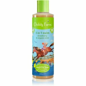 Childs Farm 3 in 1 Swim Strawberry & Organic Mint 3 v 1 šampón, kondicionér a sprchový gél pre deti 250 ml vyobraziť