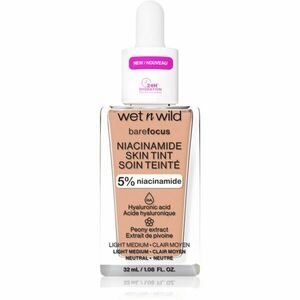 Wet n Wild Bare Focus Niacinamide Skin Tint ľahký hydratačný make-up odtieň Light Medium Sand 32 ml vyobraziť