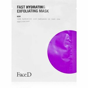 Face D Fast Hydrating exfoliačná plátienková maska 17 ml vyobraziť