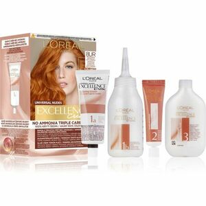 L’Oréal Paris Excellence Universal Nudes permanentná farba na vlasy odtieň 8UR Universal Copper Light 1 ks vyobraziť