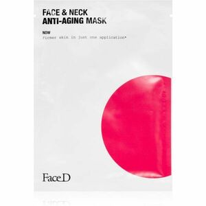 Face D Face & Neck plátenná maska proti starnutiu pleti 25 ml vyobraziť